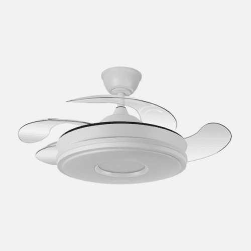 Ventilador Dc Dani 59w 6980lm Blanco 4aspas 6velocidades 91d 3000-4000-6000k Remot+reg.intensidad+memori+tempor