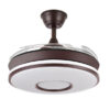 Ventilador Dc Dani Mini 59w Marron 4asp 91d 6980lm 3000-4000-6000k Reg.intensidad Remoto,memoria,temporizador