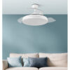 Ventilador Dc Escorpion Mini 59w Blanc 3aspas Desp. 91d 6980lm Remot+temporiz+memoria