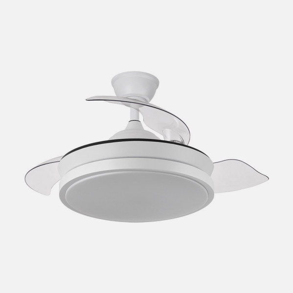 Ventilador Dc Escorpion Mini 59w Blanc 3aspas Desp. 91d 6980lm Remot+temporiz+memoria