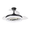 Ventilador Dc Maracana 57w Negro 3asp.107d 5980lm 3000-4500-6500k Reg.intensidad+remoto+memoria+temporizador