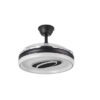 Ventilador Dc Maracana 57w Negro 3asp.107d 5980lm 3000-4500-6500k Reg.intensidad+remoto+memoria+temporizador