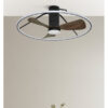 Ventilador Dc Oporto 56w Neg/marr 3asp.84d 5600lm 3000-4000-6000k 6vel Remot,tempo,3int.rg