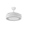 Ventilador Dc Pitufo 57w Blanco 3asp107d 3990lm Rgb  +3000-4500-6500k Reg.intensidad+remoto+memo+temporiz