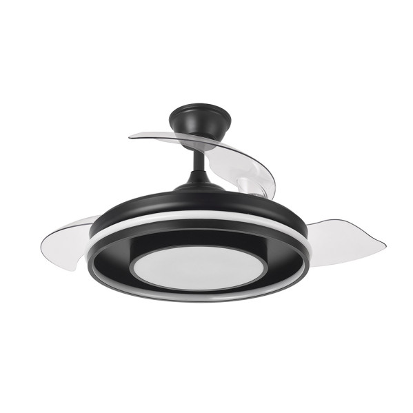 Ventilador Dc Pitufo 57w Nergro 3asp107d 3990lm Rgb +3000-4500-6500k Reg.intensidad+remoto+memo+temporiz