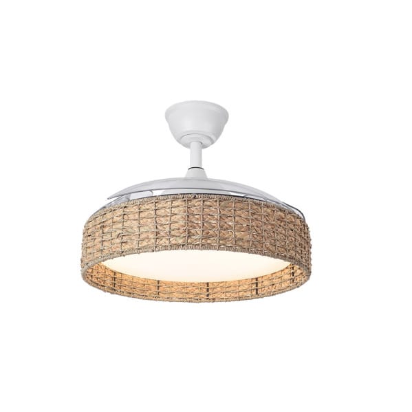 Ventilador Dc Canario 59w Blanco/natural 3asp.107d 6980lm 3000-4500-6500k Reg.intensidad+remoto+memoria+temporizador