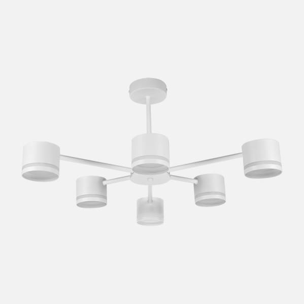 lampara-ortiga-6-x-gx53-blanca-54w-4800lm-bombillas-incluidas.jpg Lampara Ortiga 6 X Gx53 Blanca 54w 4800lm Bombillas Incluidas 30x59x56cm