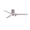 Ventilador Dc Pax 40w 3200lm Niquel 3 Aspas Gris 32x139d 3000-4000-6000k  C/remoto, Memoria Y Temporizador