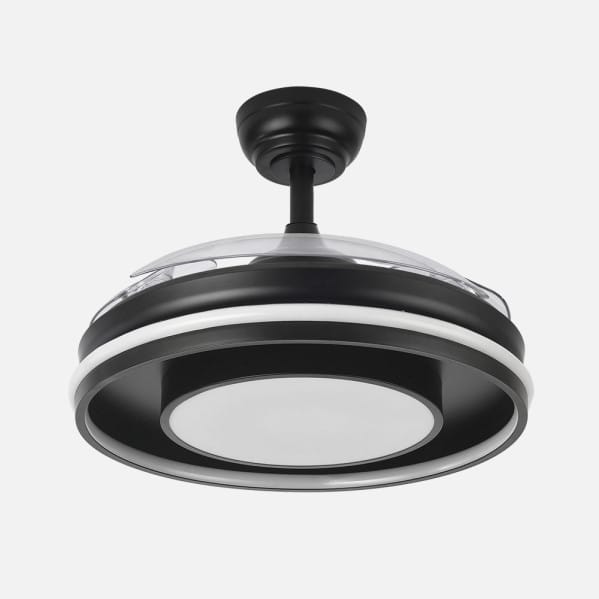 Ventilador Dc Pitufo 57w Nergro 3asp107d 3990lm Rgb +3000-4500-6500k Reg.intensidad+remoto+memo+temporiz