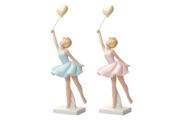 458090-1.jpg Figura de Niña con Globos en Resina | 25 cm