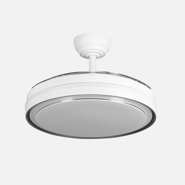 Ventilador Dc Siux 60w Blanco 3asp.107d 6980lm  36x48/107cm 3col.remoto+memoria+temporizador+reg.intensidad