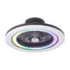 Ventilador Dc 50+7w Antartida Negro 5asp 58d 5400lm 3000-4500-6500k+rgb Remo+r.intensidad+memoria+temporizador