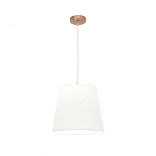 Colgante Maldivas 1xe27 Oro Rosa/blanco Reg.35d