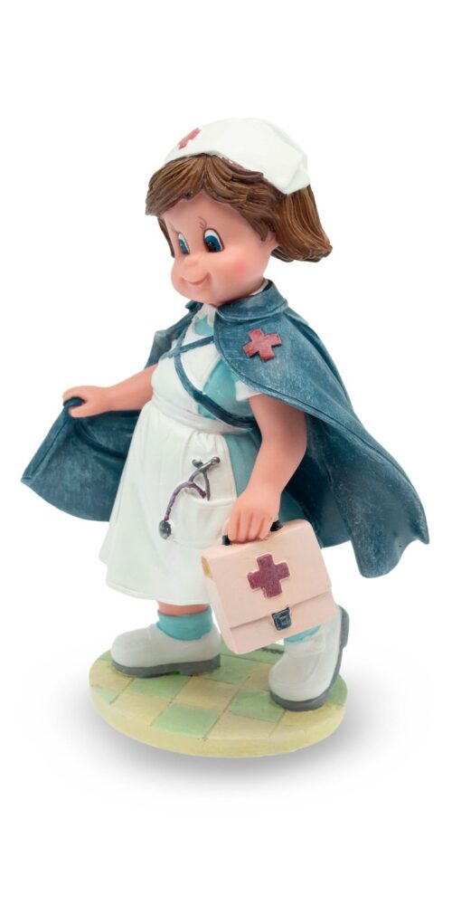 Seré una buena enfermera (Peq.), figura de colección Nadal ref. 746789: una niña vestida de enfermera