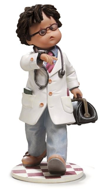 Ya soy médico (Peq.), figura de colección Nadal ref. 746731: un niño médico con bata